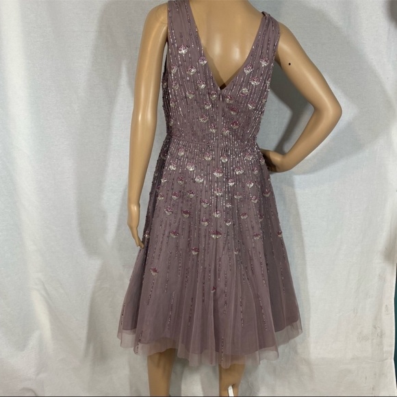 Aidan Mattox Embellished Fit & Flare Midi Dress - Picture 14 of 16